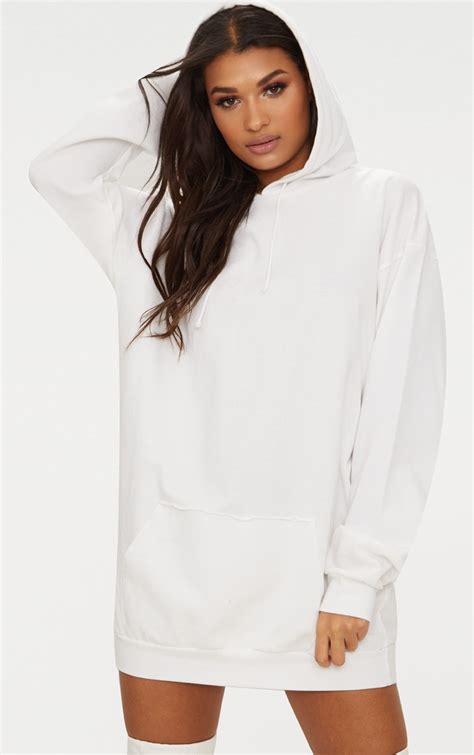 oversized hoodie dress prada|White Oversized Hoodie .